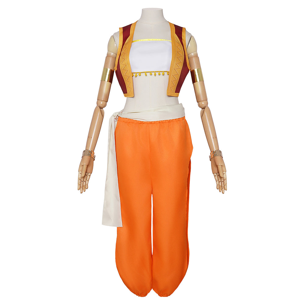 Cosplay Costume Ram Re Zero Saison 4 The Stars that Inscry the Present(2026) Anime Cosplay Tenue Orange Femme