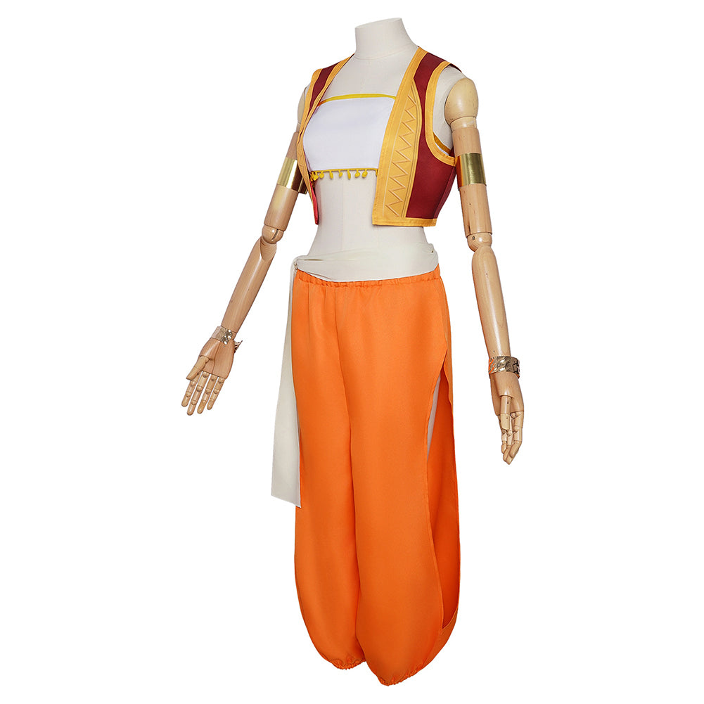 Cosplay Costume Ram Re Zero Saison 4 The Stars that Inscry the Present(2026) Anime Cosplay Tenue Orange Femme