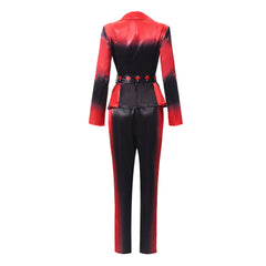Cosplay Costume Red Descendants: Wicked Wonderland(2026) Film Cosplay Tenue Rouge et Noire Femme Ver.2