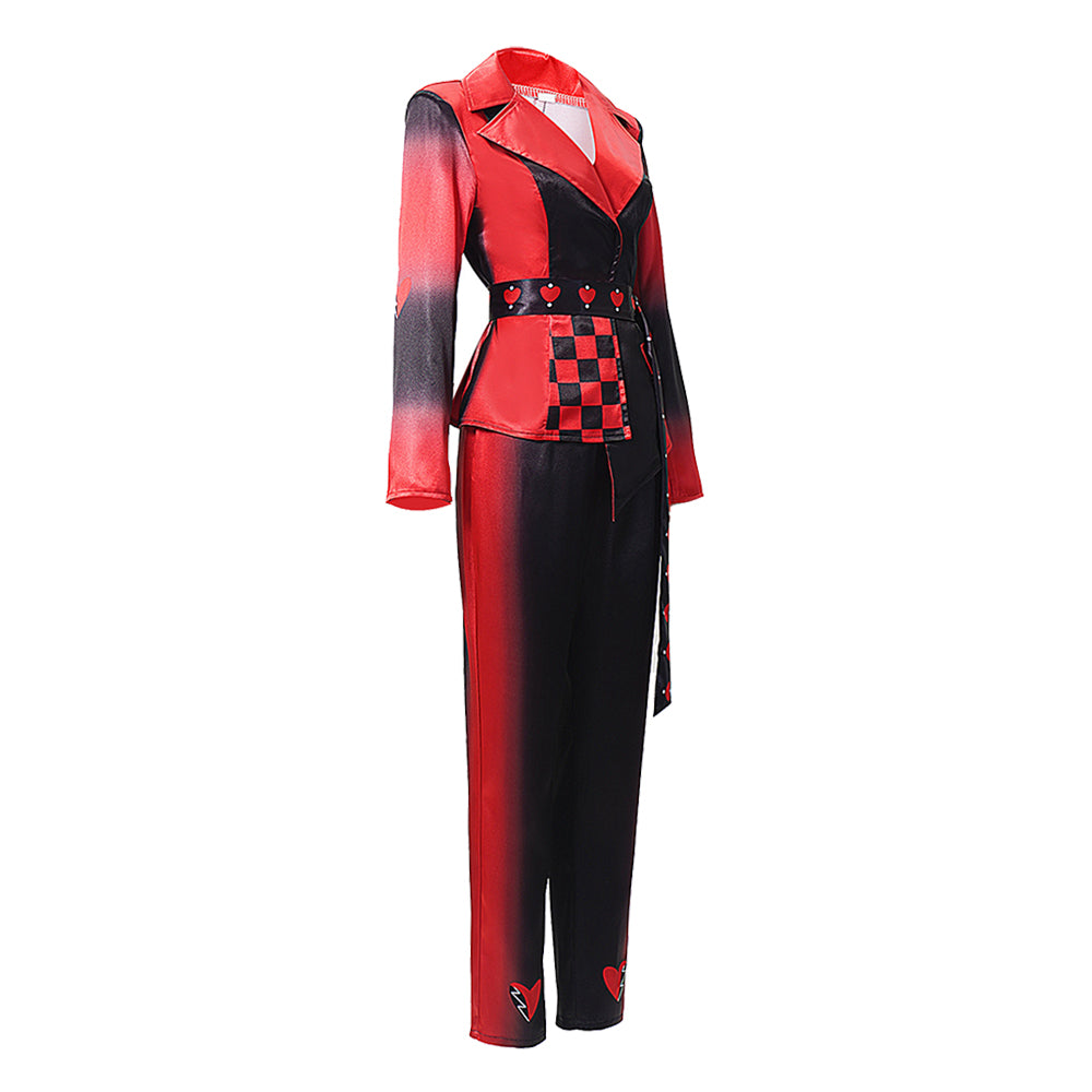 Cosplay Costume Red Descendants: Wicked Wonderland(2026) Film Cosplay Tenue Rouge et Noire Femme Ver.2