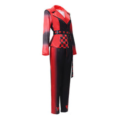 Cosplay Costume Red Descendants: Wicked Wonderland(2026) Film Cosplay Tenue Rouge et Noire Femme Ver.2