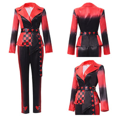 Cosplay Costume Red Descendants: Wicked Wonderland(2026) Film Cosplay Tenue Rouge et Noire Femme Ver.2