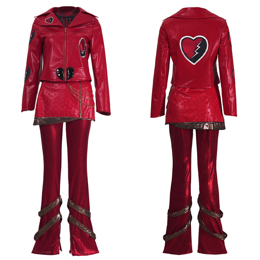 Cosplay Costume Red Descendants: Wicked Wonderland(2026) Film Cosplay Tenue Rouge Femme 