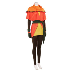 Cosplay Costume Rogue X-Men '97 Saison 2(2026) TV Cosplay Tenue Orange et Jaune Femme