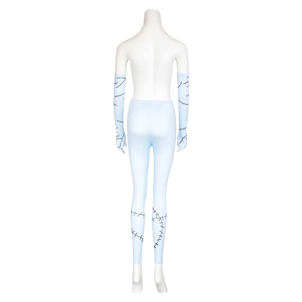 Cosplay Costume Sally The Nightmare Before Christmas(1993) Film Cosplay Pantalon et Manchons Femme