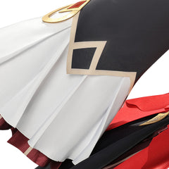 Cosplay Costume Sandone The Marionette Fatui Harbinger Genshin Impact Jeu Cosplay Tenue Rouge et Noire Femme