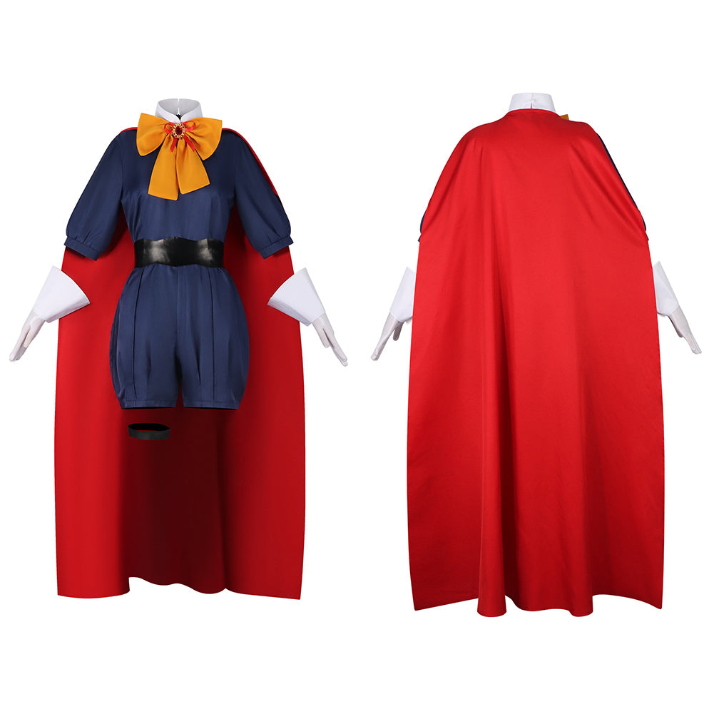 Cosplay Costume Sapphire The Ribbon Hero(2026) Anime Cosplay Combinaison Bleue et Rouge Femme