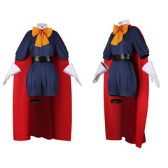 Cosplay Costume Sapphire The Ribbon Hero(2026) Anime Cosplay Combinaison Bleue et Rouge Femme
