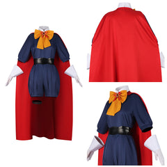 Cosplay Costume Sapphire The Ribbon Hero(2026) Anime Cosplay Combinaison Bleue et Rouge Femme