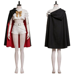 Cosplay Costume Sapphire The Ribbon Hero(2026) Anime Cosplay Tenue Blanche et Noire Femme