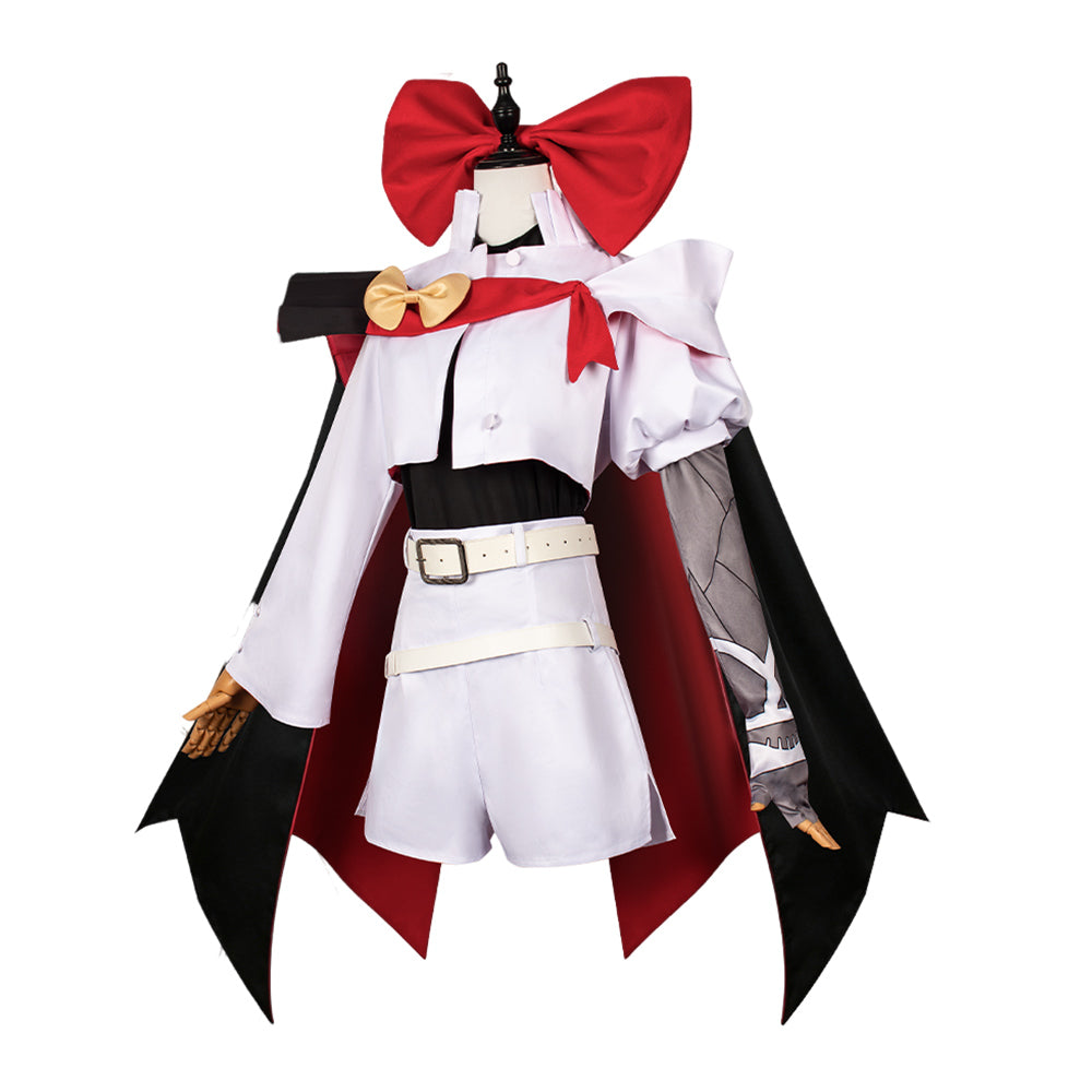 Cosplay Costume Sapphire The Ribbon Hero(2026) Anime Cosplay Tenue Blanche et Noire Femme Ver.2