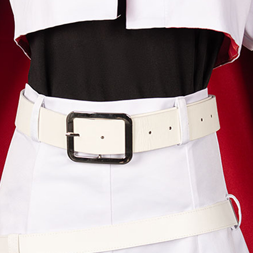 Cosplay Costume Sapphire The Ribbon Hero(2026) Anime Cosplay Tenue Blanche et Noire Femme Ver.2