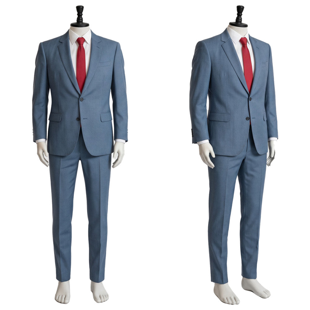 Cosplay Costume Sasaki Smoking Behind the Supermarket with You(2026) Anime Cosplay Tenue Bleue Homme