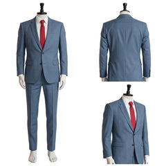 Cosplay Costume Sasaki Smoking Behind the Supermarket with You(2026) Anime Cosplay Tenue Bleue Homme
