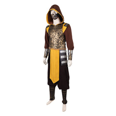 Cosplay Costume Scorpion Mortal Kombat 2(2026) Film Cosplay Tenue Marron et Noire Homme