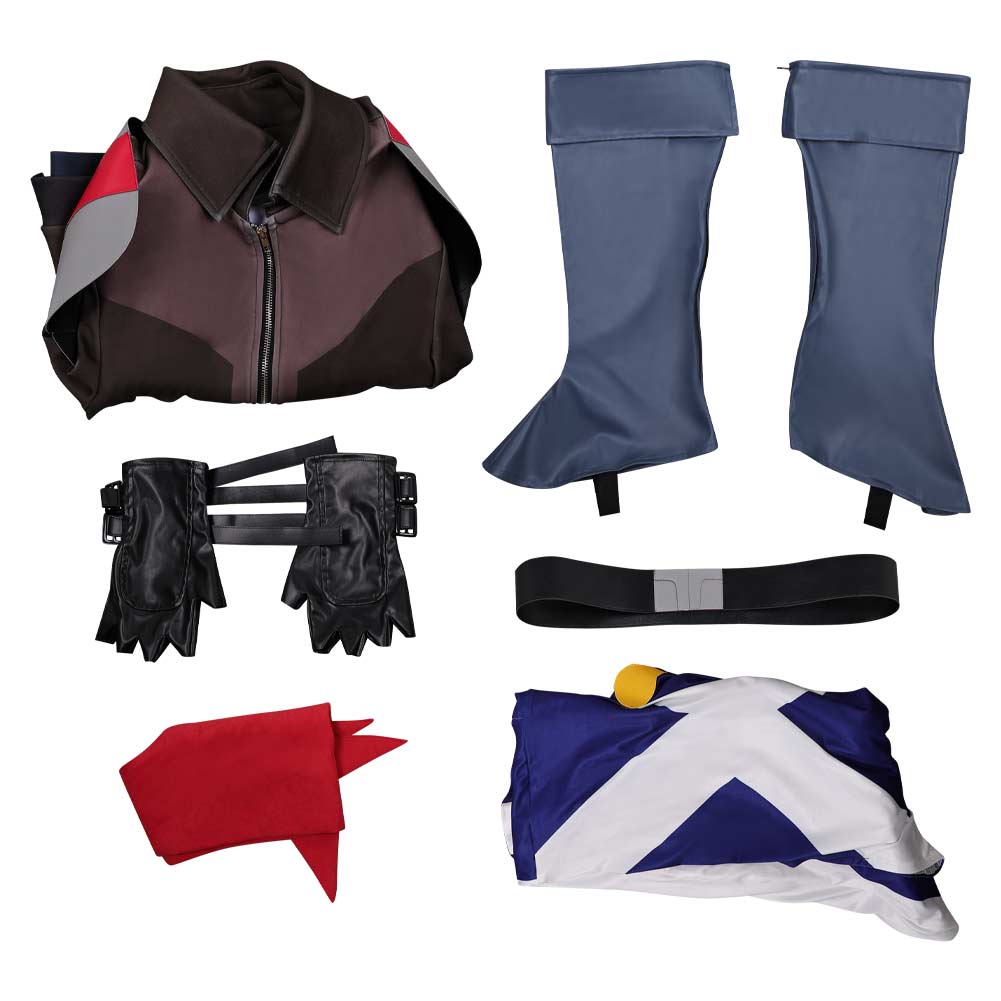 Cosplay Costume Scott Summers X-Men '97 Saison 2(2026) TV Cosplay Combinaison Bleue+Veste Homme