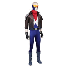 Cosplay Costume Scott Summers X-Men '97 Saison 2(2026) TV Cosplay Combinaison Bleue+Veste Homme