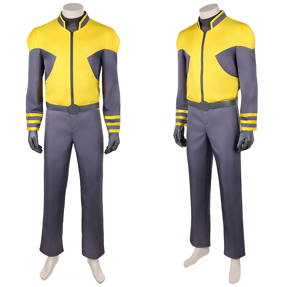 Cosplay Costume Scott Summers X-Men '97 Saison 2(2026) TV Cosplay Tenue Jaune et Grise Homme
