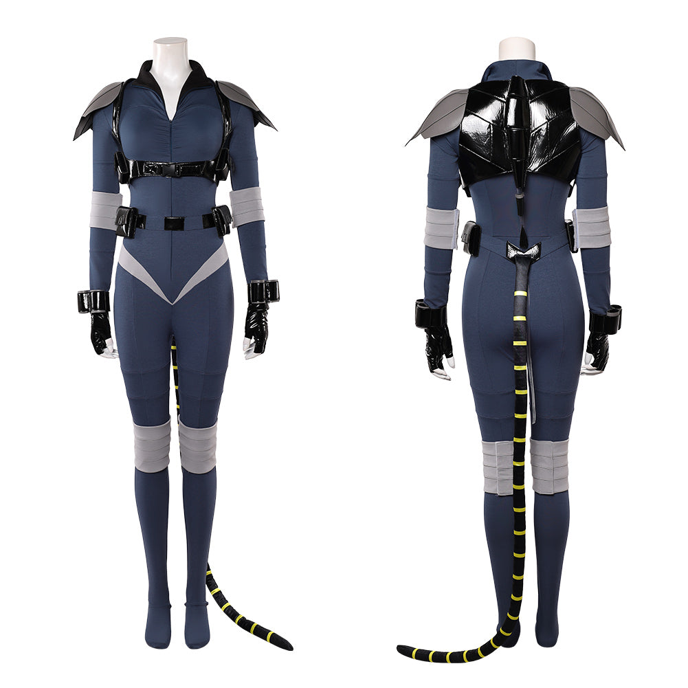 Cosplay Costume Selina Kyle Absolute Catwoman #1(2026) Bande Dessinée Cosplay Tenue Bleue Femme