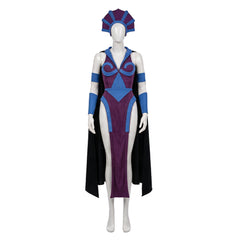 Cosplay Costume Skeleton King Les Maîtres de l'Univers(2026) Film Cosplay Robe Violette Femme