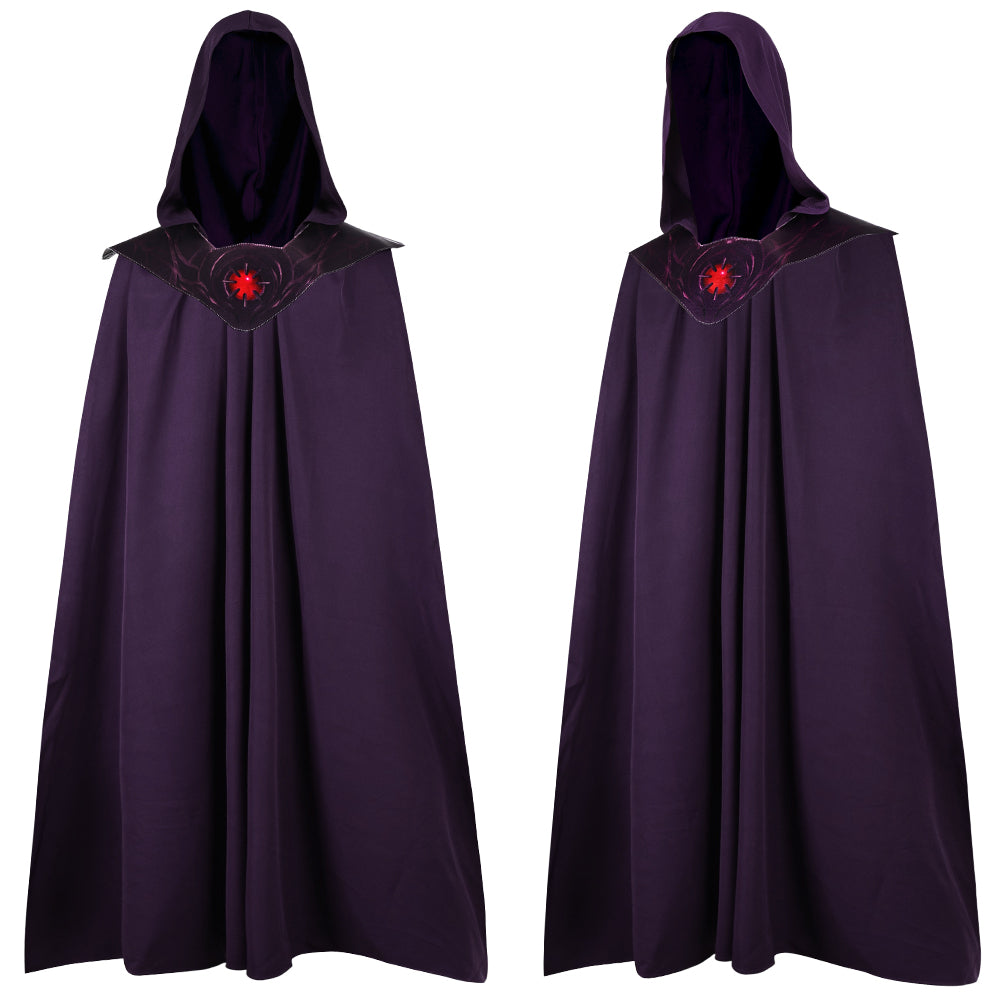 Cosplay Costume Skeletor Les Maîtres de l'Univers(2026) Film Cosplay Cape Violette Homme