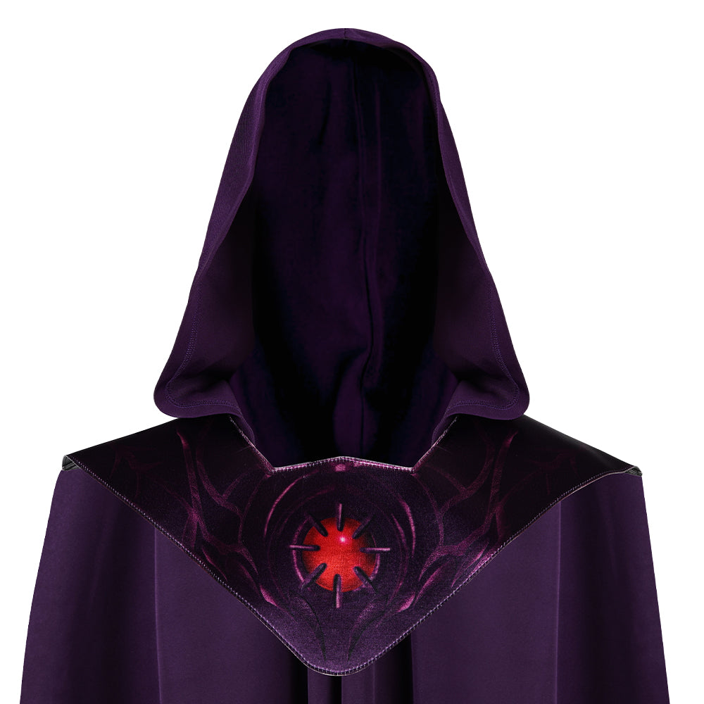 Cosplay Costume Skeletor Les Maîtres de l'Univers(2026) Film Cosplay Cape Violette Homme