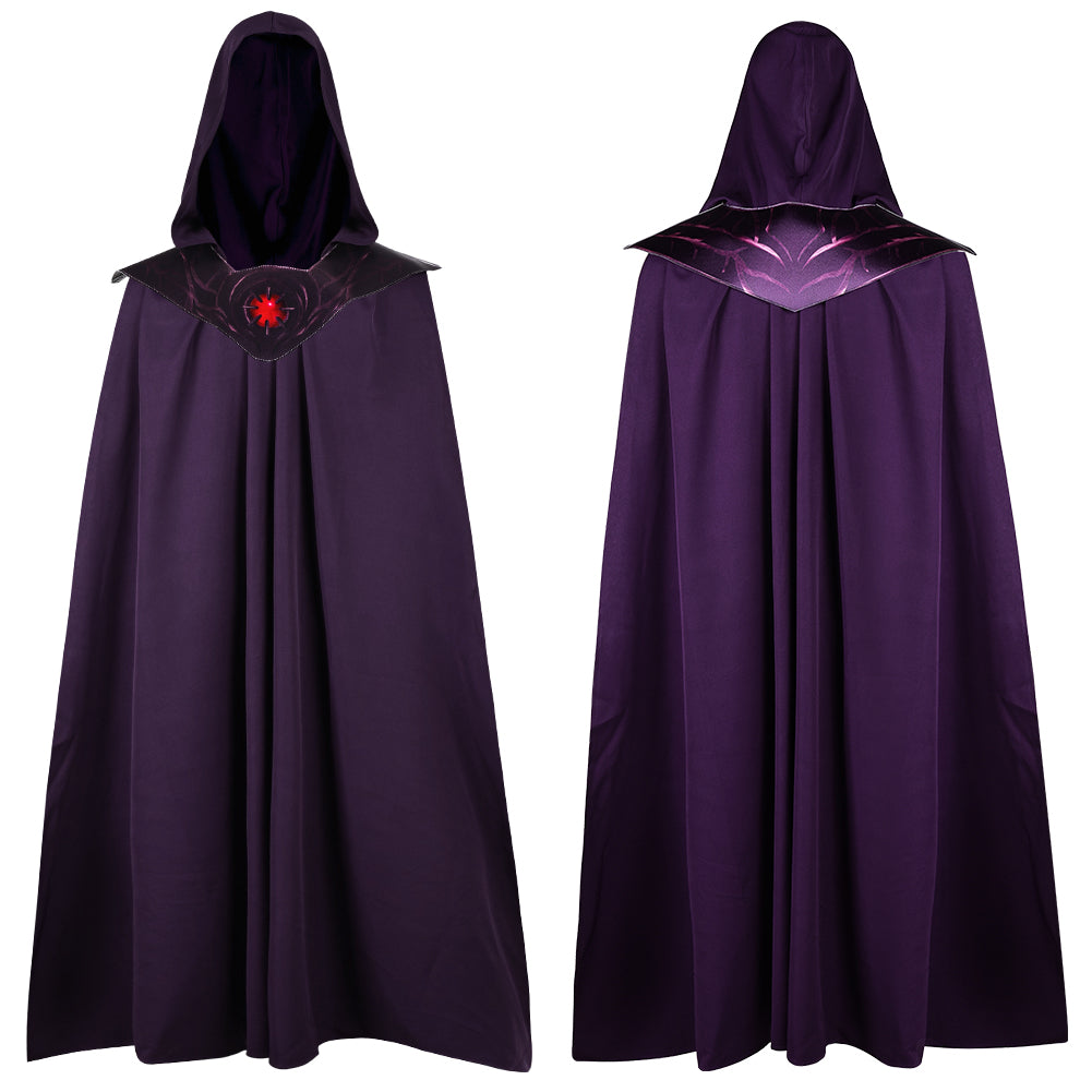 Cosplay Costume Skeletor Les Maîtres de l'Univers(2026) Film Cosplay Cape Violette Homme