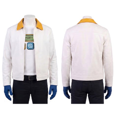 Cosplay Costume Smarty Pants Film Cosplay Tenue Blanche Homme