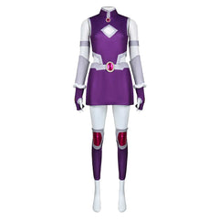 Cosplay Costume Starfire Teen Titans TV Cosplay Robe Violette Femme