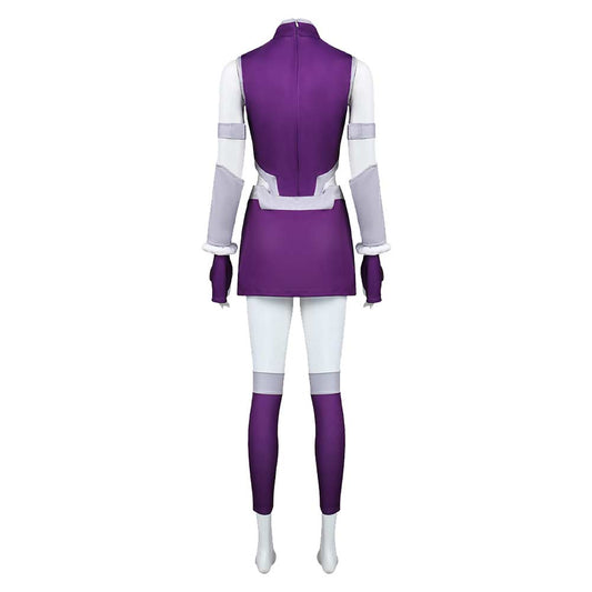 Cosplay Costume Starfire Teen Titans TV Cosplay Robe Violette Femme