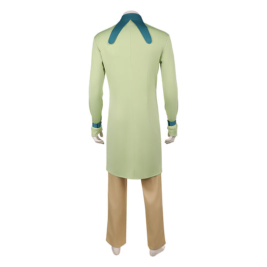Cosplay Costume Steven Steel JJBA 7(2026) Anime Cosplay Tenue Verte et Marron Homme