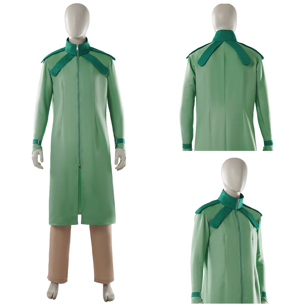 Cosplay Costume Steven Steel JJBA 7(2026) Anime Cosplay Tenue Verte Homme