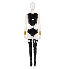 Cosplay Costume Storm X-Men '97 Saison 2(2026) TV Cosplay Tenue Noire de Cuir Femme