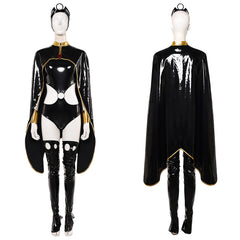 Cosplay Costume Storm X-Men '97 Saison 2(2026) TV Cosplay Tenue Noire de Cuir Femme