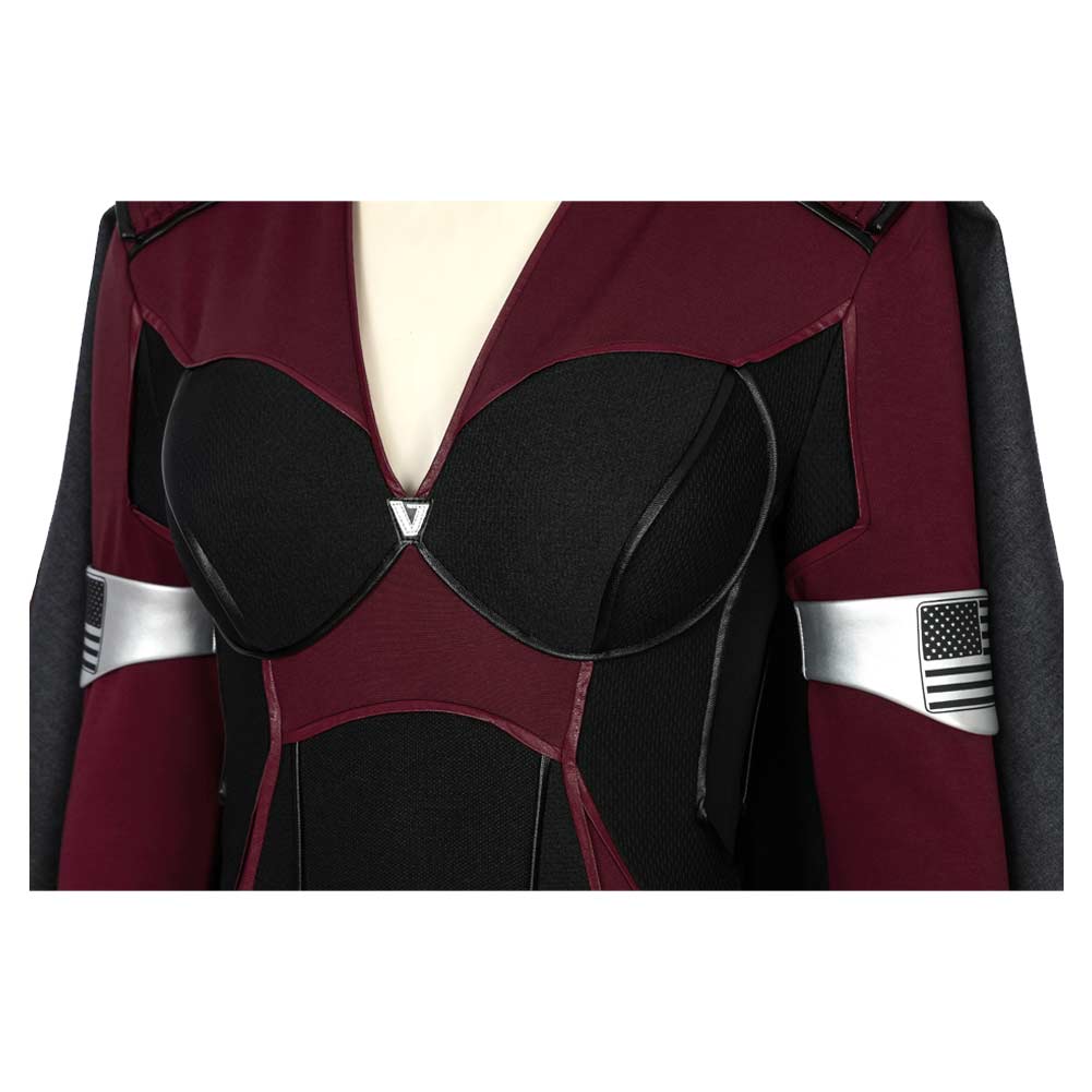 Cosplay Costume Stormfront The Boys 5(2026) TV Cosplay Combinaison Rouge Femme