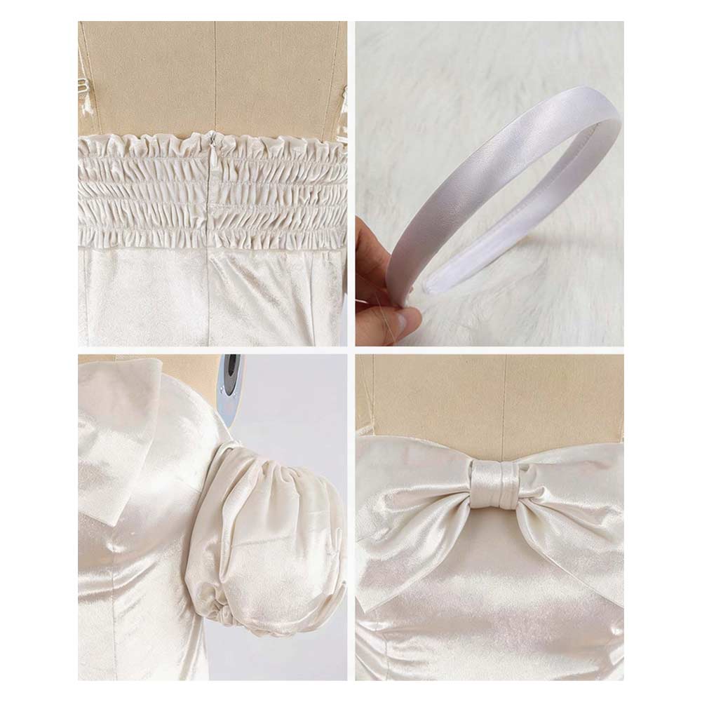 Cosplay Costume Sua Alien Stage Anime Cosplay Robe Blanche Femme