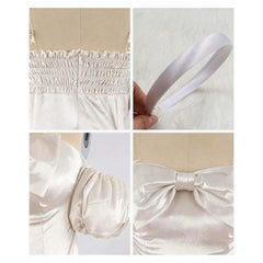 Cosplay Costume Sua Alien Stage Anime Cosplay Robe Blanche Femme