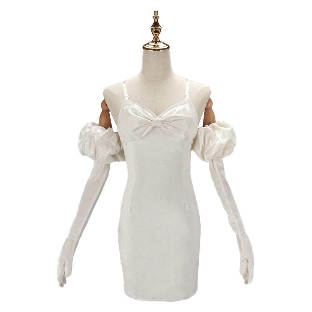 Cosplay Costume Sua Alien Stage(2026) TV Cosplay Robe Blanche Femme Ver.2
