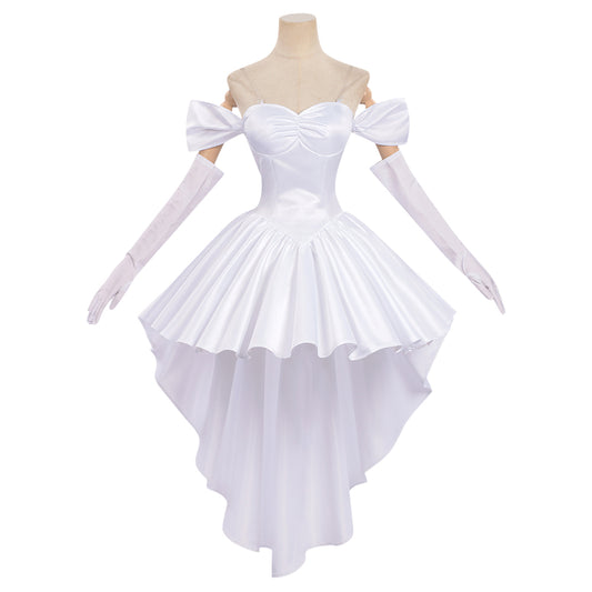 Cosplay Costume Sua Alien Stage(2026) TV Cosplay Robe de Mariée Blanche Femme