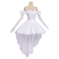 Cosplay Costume Sua Alien Stage(2026) TV Cosplay Robe de Mariée Blanche Femme