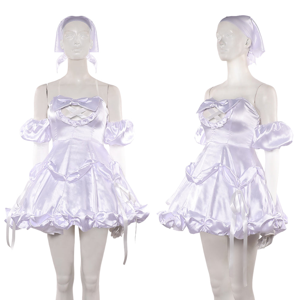 Cosplay Costume Sua Zombie Stage Alien Stage(2026) TV Cosplay Robe Blanche Femme Ver.2