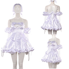 Cosplay Costume Sua Zombie Stage Alien Stage(2026) TV Cosplay Robe Blanche Femme Ver.2