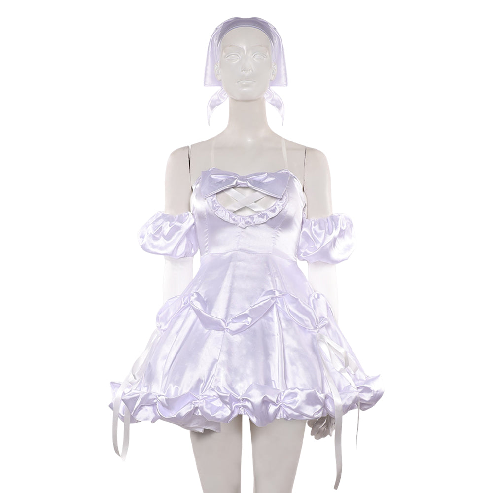 Cosplay Costume Sua Zombie Stage Alien Stage(2026) TV Cosplay Robe Blanche Femme Ver.2
