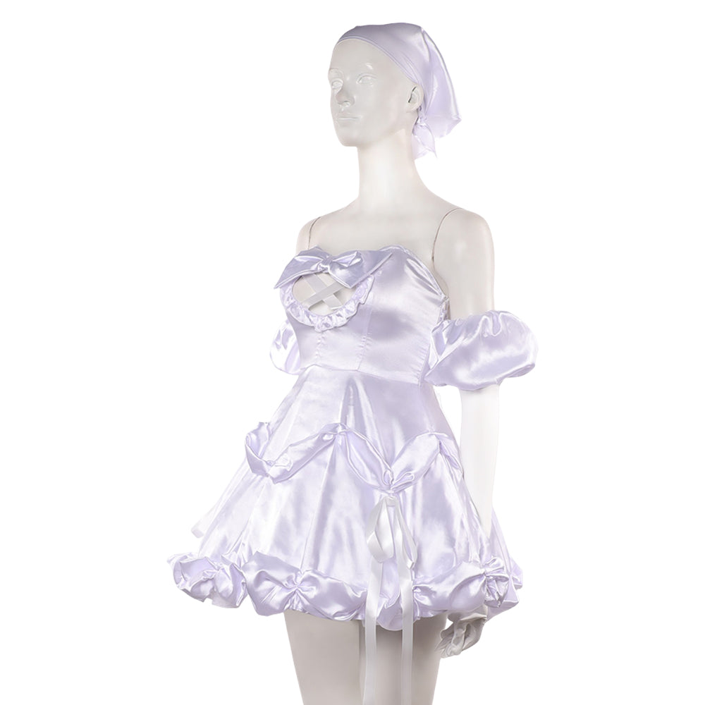Cosplay Costume Sua Zombie Stage Alien Stage(2026) TV Cosplay Robe Blanche Femme Ver.2