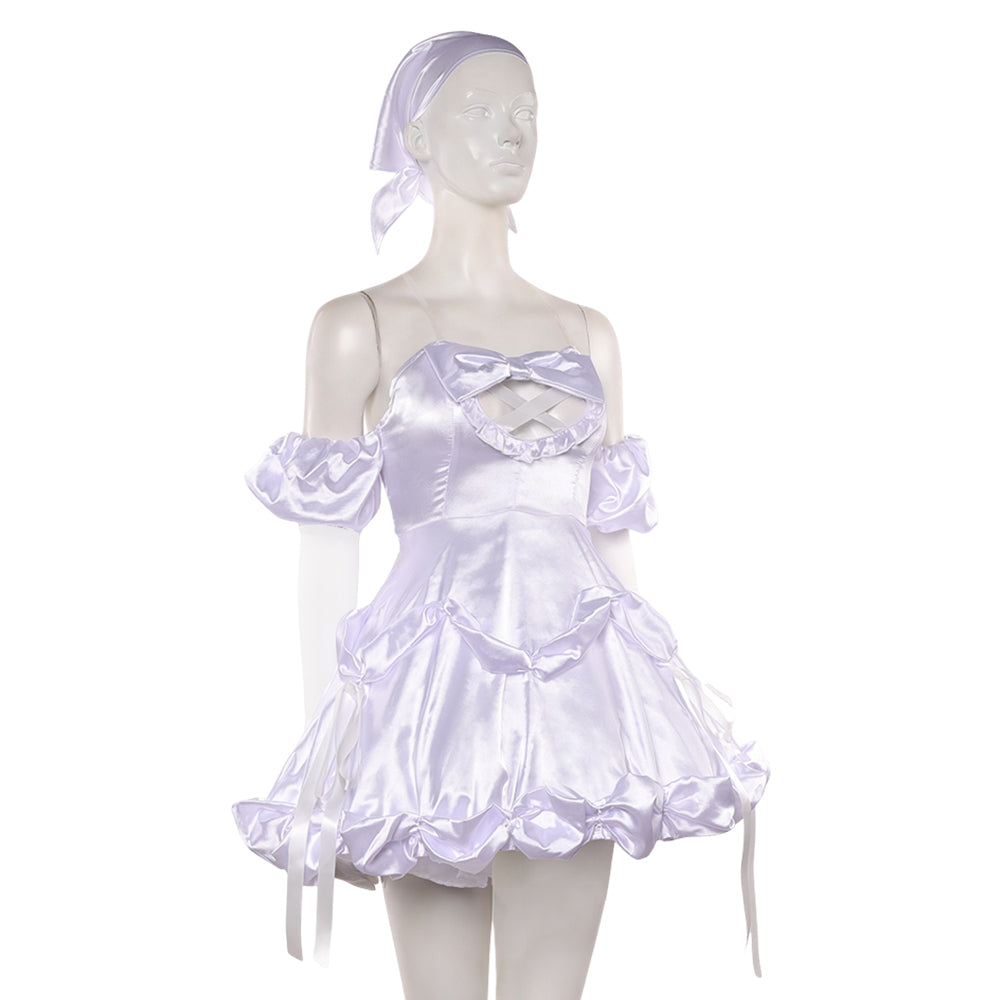 Cosplay Costume Sua Zombie Stage Alien Stage(2026) TV Cosplay Robe Blanche Femme Ver.2