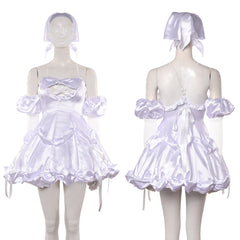 Cosplay Costume Sua Zombie Stage Alien Stage(2026) TV Cosplay Robe Blanche Femme Ver.2