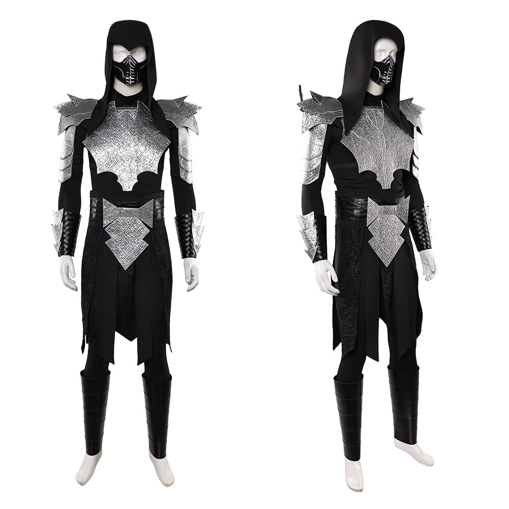 Cosplay Costume Sub Zero Mortal Kombat 2 Film Cosplay Tenue Noire Homme