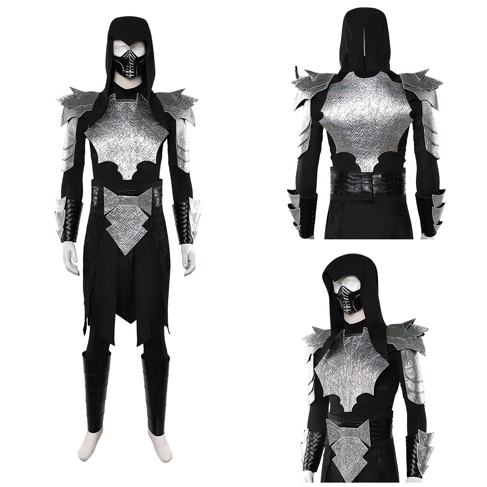 Cosplay Costume Sub Zero Mortal Kombat 2 Film Cosplay Tenue Noire Homme