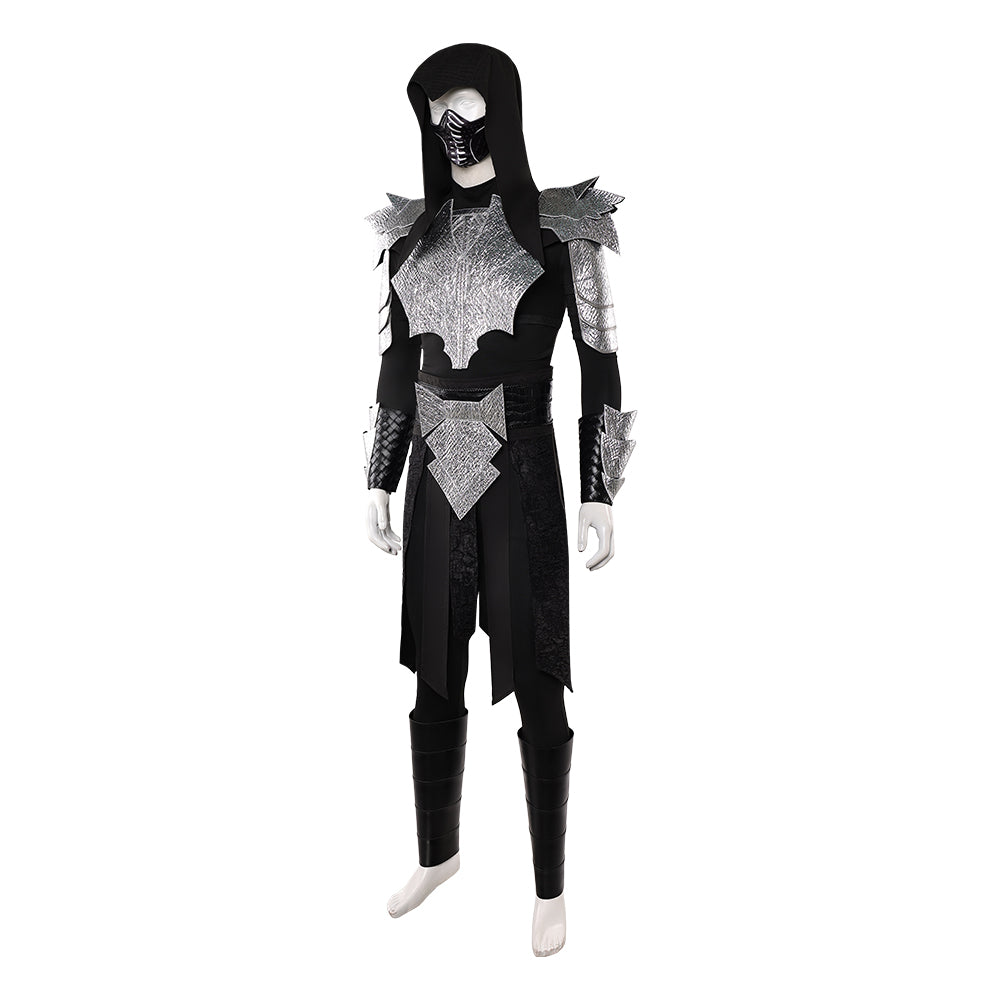 Cosplay Costume Sub Zero Mortal Kombat 2 Film Cosplay Tenue Noire Homme