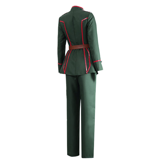 Cosplay Costume Tanya Von Degurechaff Saga of Tanya The Evil 2(2026) Anime Cosplay Tenue Verte Femme